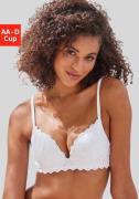 Vivance Push-up-bh met beugel van zacht katoen met gaatjesborduur, sex...