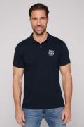 CAMP DAVID Poloshirt met kleine logo-borduursel op borsthoogte