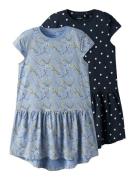 Name It Mini-jurk NKFVIGGA 2P CAPSL DRESS (set, 2-delig)