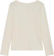 Marc O'Polo DENIM Shirt met lange mouwen met rolrand langs de v-hals