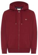 Gant Capuchonsweatvest REG SHIELD FULL ZIP HOODIE met logoborduursel o...