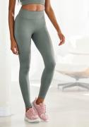 Lascana Naadloze legging Po Push Up met ribstructuur en shaping-effect...