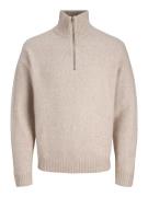 Jack & Jones Schipperstrui JJESOHO OLLIE KNIT HALF ZIP SN
