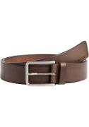 Calvin Klein Leren riem uit geolied nerfleer