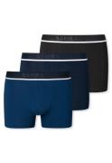 Schiesser Boxershort 95/5 met sportieve logo-webband (3 stuks)
