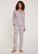 Vivance Dreams Pyjama met aquarel patroon (2-delig)