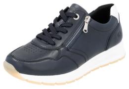Remonte Sneakers met sleehak , vrijetijdsschoen, lage schoen, vetersch...