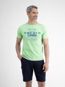 Lerros T-shirt LERROS heren T-shirt met borst-print