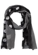 Laura Scott Modieus sjaaltje met grote en kleine stippen - nieuw