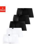 H.I.S Hipster strak zittende boxershorts van katoenstretch (set, 5 stu...