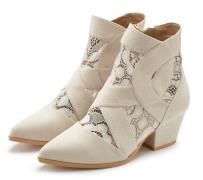 Lascana Laarsjes met kant & comfortabele blokhak, cowboylaarzen, weste...
