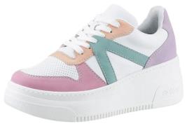 Rieker Plateausneakers met pastelkleuren contrasten, vrijetijdsschoen,...
