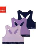 Bench. Bustier met contrasterende boord en racerback (set, 3-delig)