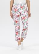Stehmann Stoffen broek met een bloemmotief
