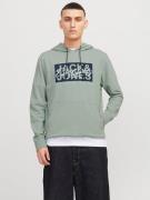 Jack & Jones Hoodie JJCOLTON – Sweater met print, regular fit en mater...