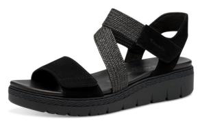 Tamaris Sleehaksandaaltjes , zomerschoen, sandaal, plateauhak, met kli...