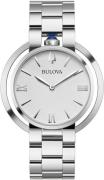 Bulova Kwartshorloge Rubaiyat Polshorloge, dames, roestvrij staal, saf...