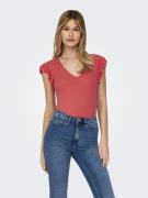 Only Shirt met V-hals ONLBELIA – V-hals voor vrouwelijk zomercomfort