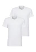 BOSS Shirt met ronde hals TShirtRN 2P Comfort met ton-in-ton boss logo...