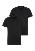 BOSS Shirt met ronde hals TShirtRN 2P Comfort met ton-in-ton boss logo...