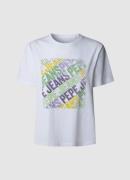 Pepe Jeans T-shirt Amelia met print vooraan