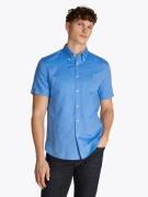 Tommy Hilfiger Overhemd met korte mouwen LINEN BLEND SOLID SS RF SHIRT