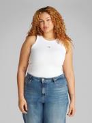 Calvin Klein Jeans Plus Tanktop PLUS WOVEN LABEL RIB TANK TOP