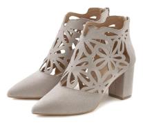 Lascana Highheel-laarsjes met vrouwelijke punt en blokhak, ankle boot,...