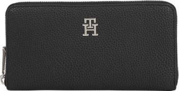 Tommy Hilfiger Portemonnee TH EMBLEM LARGE ZA met th-embleem aan de vo...
