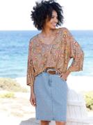 heine Shirt met vleermuismouwen Gedessineerd shirt (1-delig)