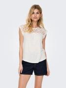 Only Kanten shirt ONLSINDY LIFE S/S O-NECK MIX TOP JRS