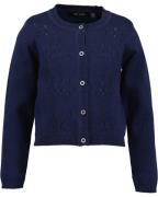 Blue Seven Cardigan in basic vorm met mooie bloemen-jacquard