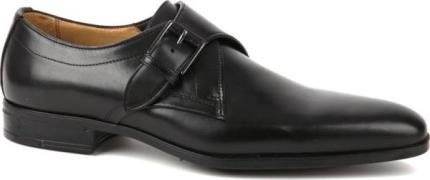 Giorgio Serrano Nero Schoen Monk Strap Zwart