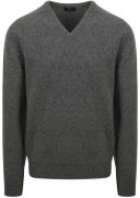 William Lockie Pullover Lamswol V Grijs