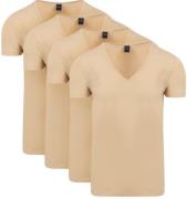 Suitable Onzichtbaar Ondershirt Diepe V-hals Vitaru 4 Pack