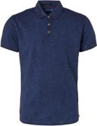 No Excess Polo Print Donkerblauw