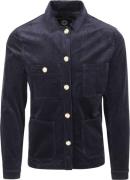 Blue Industry Overshirt Corduroy Donkerblauw