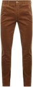Suitable Chino Plato Corduroy Bruin