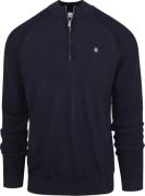 Blue Industry Half Zip Trui Navy