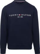 Tommy Hilfiger Trui Logo Donkerblauw