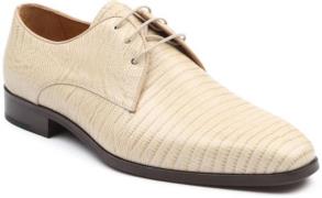 Melik Schoen Derby Alberca Lizard Beige