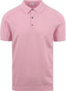 Blue Industry Knitted Poloshirt Roze