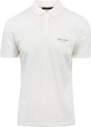 Marc O'Polo Poloshirt Melange Wit