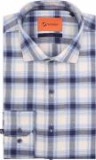 Suitable Overhemd Widespread Flanel Ruiten Blauw