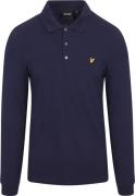 Lyle and Scott Longsleeve Polo Navy