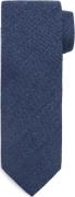 Suitable Stropdas Wol/Zijde Visgraat Navy -