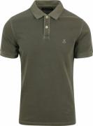 Marc O'Polo Poloshirt Faded Olijfgroen