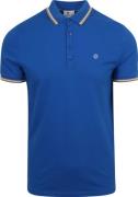 Blue Industry Piqué Poloshirt Kobaltblauw