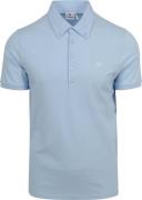 Blue Industry Piqué Poloshirt Lichtblauw