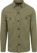 Superdry Overshirt Military Groen